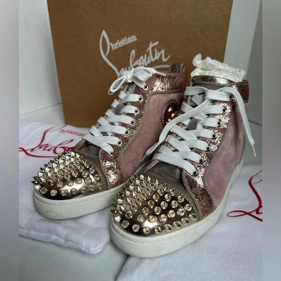 Authentic Christian louboutin sneaker 36 1/2 US6.5 - Picture 2 of 10
